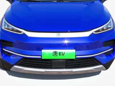 BYD Tang EV 2023 With interior  3D model