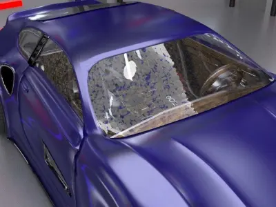 Concept Car 3D model by Round-Square - Rigged