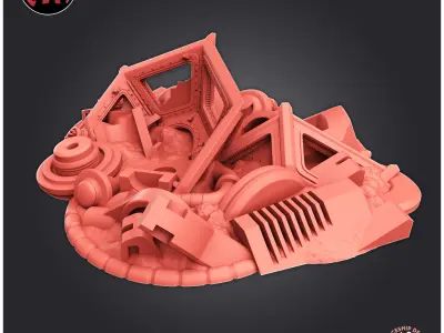Spaceship Debris 3D print model