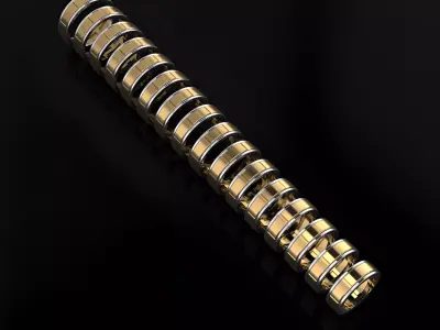 Wedding Band Collection 50 - 65 size 3D print model