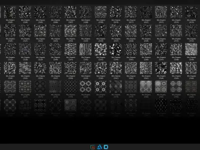 500 Organic Pattern Vol6 - Seamless And Tileable Texture