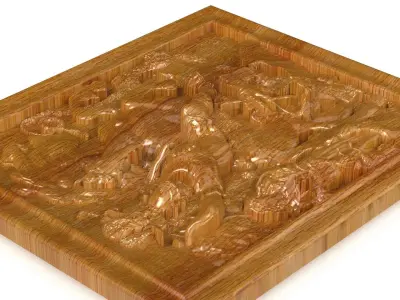 George the Victorious 3d painting 3D model