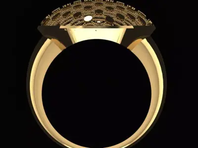  Minimalist Turkish Ring 3D print model