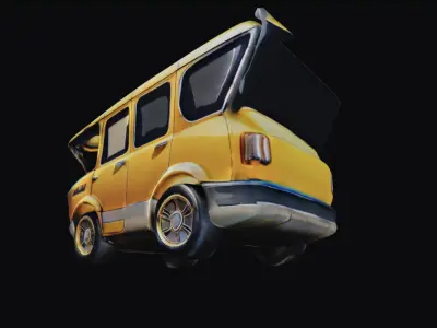 COOL CARS SolarRover no10 Collectable Model these WHEELS are HOT Low-poly 3D model