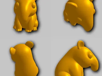 Tapir - Kawaii Animals Collection 3D print model