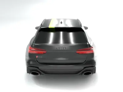 audi rs6 3d model 3D model