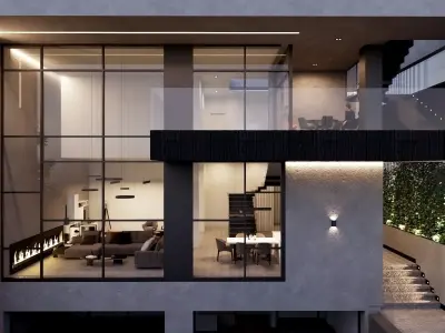 Modern Villa No-1 3D model