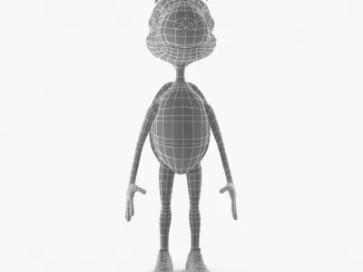 Turtle cartoon 3D model