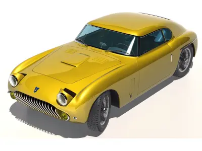 Siata 208CS Balbo 3D model