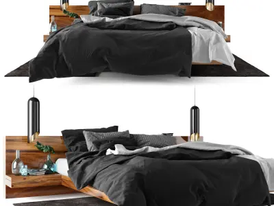 Bedroom set 2 3D model