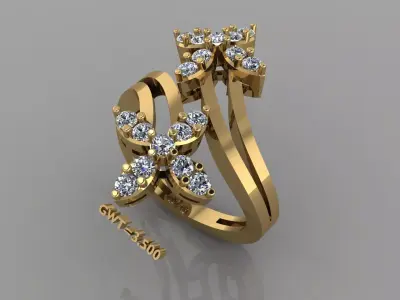 FASHION RING 3D print model purchase