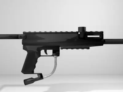 Paintball Marker - Woodsball Type 2 3D model