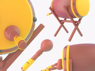 Ramadan Drums 3D model