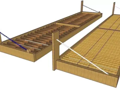 pergola BRAZILIAN Free 3D model