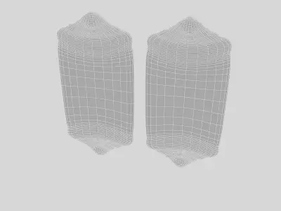 old stone wc sign Low-poly 3D model