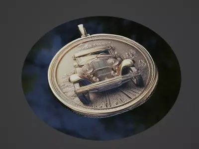 Car Medallion 3D print model