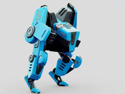 BATTLE DROID ONYX Rigged for Unreal Engine - Unity - MIXAMO 3D model