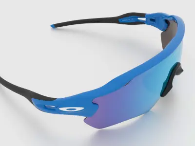 Oakley Radar EV sunglasses Low-poly 3D model