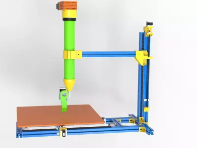Ceramic and Clay 3D printer  3D model