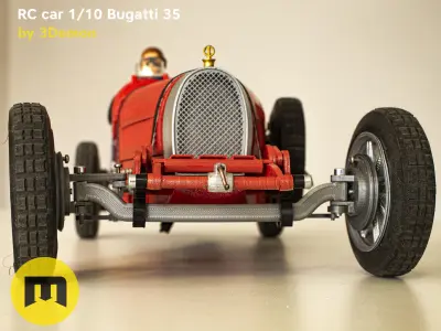 RC model Bugatti 35 3D print model