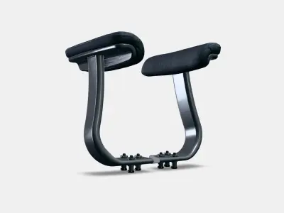 MULLFJALLET Armrest Low-poly 3D model