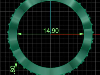 3dm and Stl file supported 3D print model