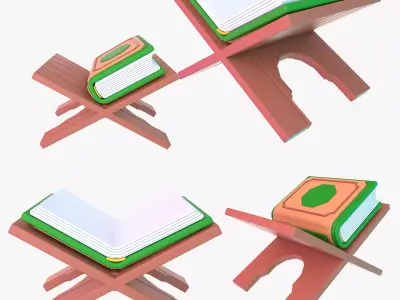 Holy Quran  3D model