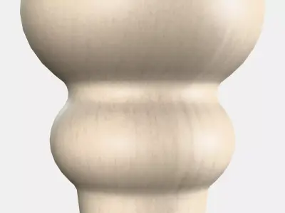 VISKAFORS Legs for sofa Low-poly 3D model