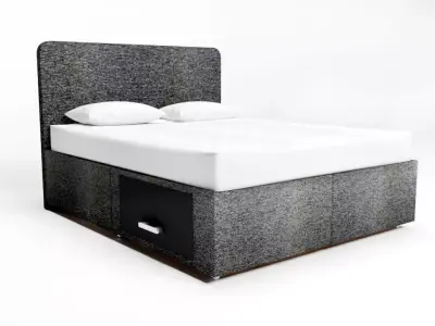 Luxury Velvet Divan  Free 3D print model