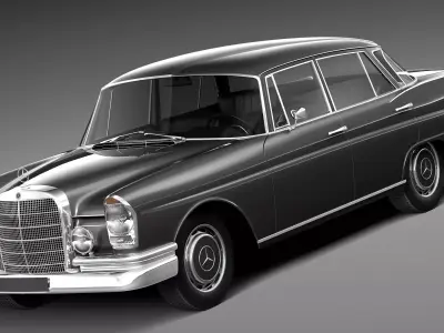 Mercedes-Benz 300SE W112 1961-1965 3D model