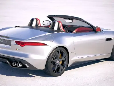Jaguar F-Type R Convertible 2018 3D model