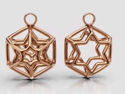 Star Decoration Ornament 3D print model