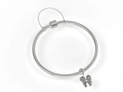 Boy and Girl Charm 3D print model