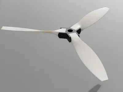  Foldable 3-Blade Propeller 8x4 Clark Y 3D print model