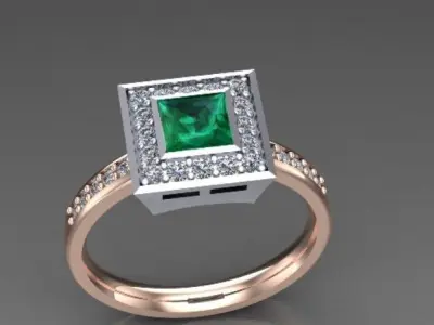 square ring 3D print model