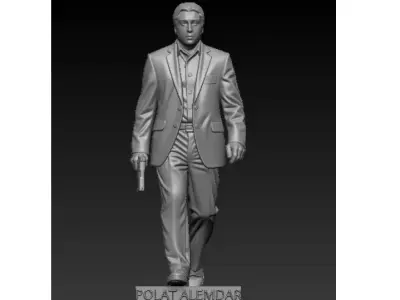 Polat Alemdar Figuru  Detayli 3D Model 3D print model