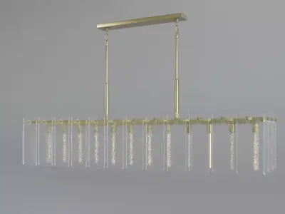 RH CALAMETTE GLASS CHANDELIER ALL MODELS 3D model