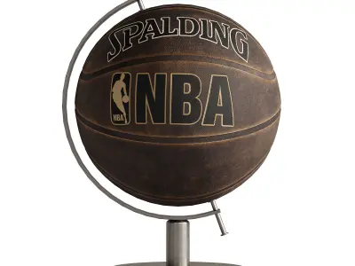 basketball ball glob 3D model