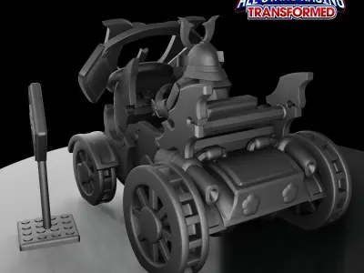 SHOGUN - TOTAL WAR - SONIC and ALL-STARS RACING TRANSFORMED 3D print model