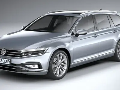 Volkswagen Passat Variant 2020 3D model