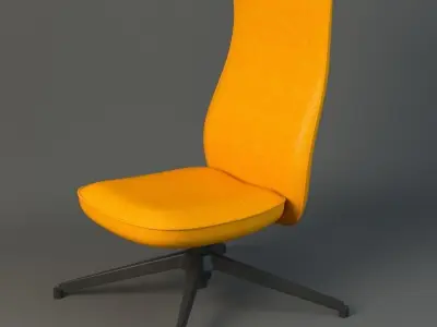Pilot Chair knoll 3D model