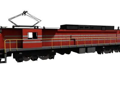 General Electric E-33 Low-poly 3D model