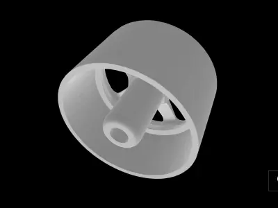 RUF oem scalable and printable rims 3D print model