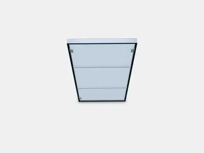 NISSEDAL Mirror 12 Low-poly 3D model