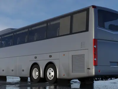 Bus VDL Jonckheere Low-poly 3D model