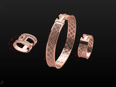 hermes set  3D print model