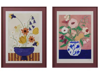 Art print pictures by The Poster Club 3D model