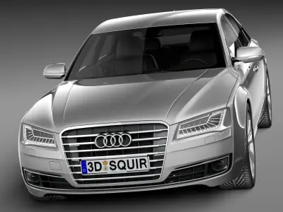 Audi A8 2014 3D model
