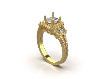 ring code 77 3D print model