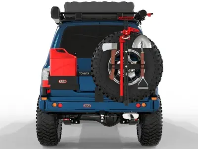 Toyota Land Cruiser Serie 80 1990 Full Accesories 3D model